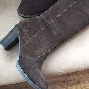 Colin Stuart tall suede boots